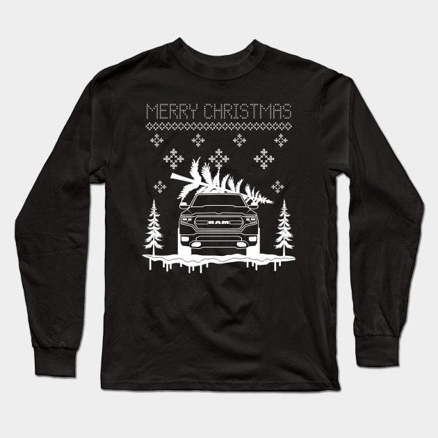 RAM Christmas Long Sleeve T-Shirt by HSDESIGNS